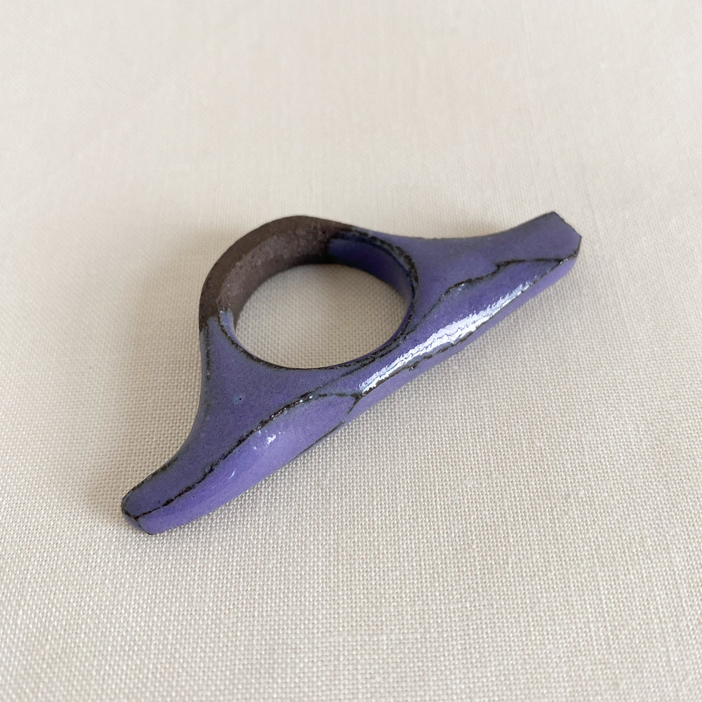 VIDA Statement Ring | Iris Purple