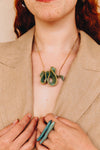 Linda Necklace | Pearl Green