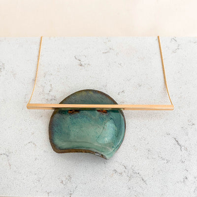 Letícia Necklace | Emerald Green & Gold