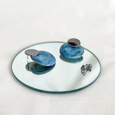 Pietra Earrings | Sapphire Blue